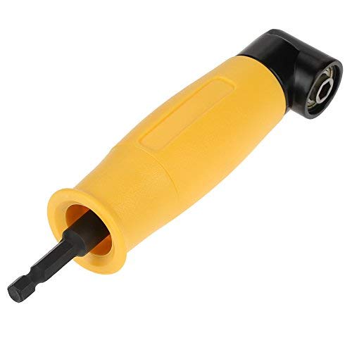 Buy Screwdriver Socket 1/4,90° Screwdriver Socket Adapter with Locking and Magnetic Devices, Screwdriver Extension Socket for All Electric Drills and Socket Wrenches 