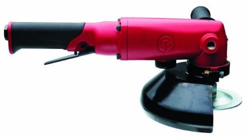 Buy The Chicago Pneumatic CP9123 Classic Series Heavy Duty Air Angle Grinder has a 7-inch wheel capacity and a 5/8-Inch-11 spindle thread. 