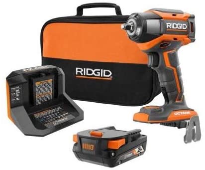 Buy RIDGID 18V Lithium-Ion Brushless Cordless OCTANE 3/8 in. Impact Wrench Kit includes (1) 2.0 Ah Battery, Charger, and Bag. 