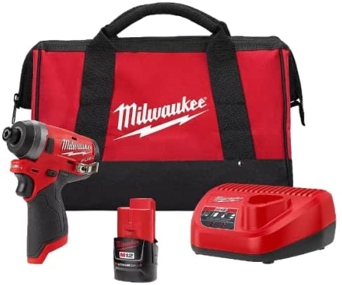 Buy Milwaukee 2553-21C M12 FUEL 12V Li-Ion Brushless Cordless 1/4-inch Hex Impact Driver Kit 1300 in-lb w/CP Battery & Charger 