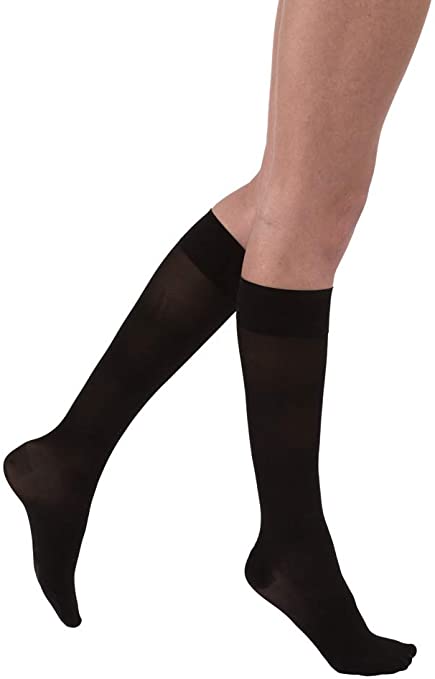 Buy Classic Black Jobst Ultrasheer 20-30 Knee High Closed Toe Womens Stockings 