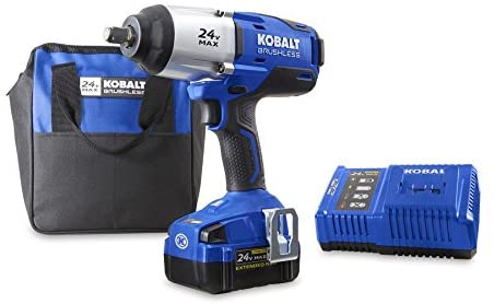 Buy Cordless 1/2-in Drive Kobalt 24-Volt Max-Volt Impact Wrench (Item #672825) 