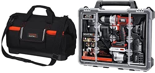 Buy BDCDMT1206KITC Matrix 6 Tool Combo Kit with BDCMTSB Matrix Wide-Mouth Storage Bag by Black & Decker 