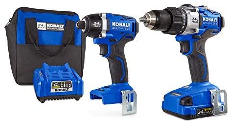 Buy #0672827 Kobalt 24V MAX Brushless 2 Tool Combo Kit 