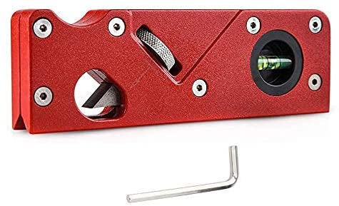 Buy CONMCNK Quick Edge Trimming Chamfer, Woodworking Chamfer Plane, Woodworking Edge Corner Flattening Tool, Woodworking Hand Planer for Quick Edge Trimming and Chamfering (Red)  