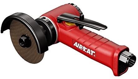 Buy AIRCAT 6525-A Small 3-Inch Inline Cut-Off Tool with Adjustable Guard, Red & Black 