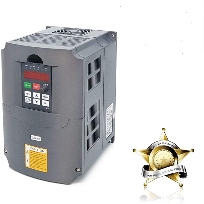 Buy CNC VFD 220V 4.0KW 5.0HP Variable Frequency Drive Motor Inverter Converter for Spindle Motor Speed Control HY HUANYANG CNC VFD 220V 4.0KW 5.0HP Variable Frequency Drive Motor Inverter Converter for Spindle Motor Speed Control 