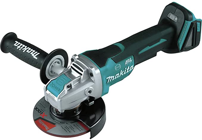 Buy 5” Paddle Switch X-LOCK Angle Grinder with AFT, Makita XAG26Z 18V LXT Lithium-Ion Brushless Cordless 