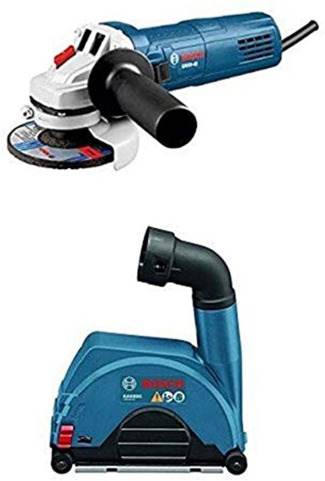 Buy Small Angle Grinder from Bosch with Dust Collection Attachment 