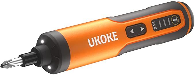 Buy Ukoke 3.6V Cordless Screwdriver Kit with Ergonomic Handle, USB Rechargeable Li-Ion Built-in Battery, Screwdriver with Dual LED Lights, 33 pcs Accessories (UOSD36)  