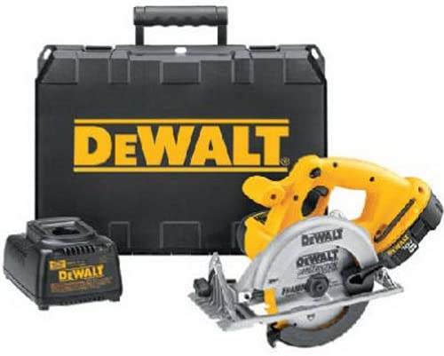 Buy DEWALT DC390K Cordless Circular Saw Kit, 18-Volt Ni-Cad, 6-1/2-Inch 