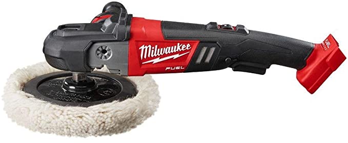 Buy Milwaukee 2738-20 M18 18-Volt FUEL Lithium-Ion Brushless Cordless 7-Inch Variable Speed Polisher Milwaukee 2738-20 M18 18-Volt FUEL Lithium-Ion Brushless Cordless 7-Inch Variable Speed Polisher (Tool-Only)  