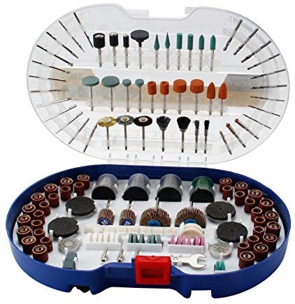 Buy TAICHIV 276-Piece Rotary Tool Accessories Kit with 1/8-inch Diameter Shanks for Easy Cutting, Grinding, Sanding, Sharpening, Carving, and Polishing 