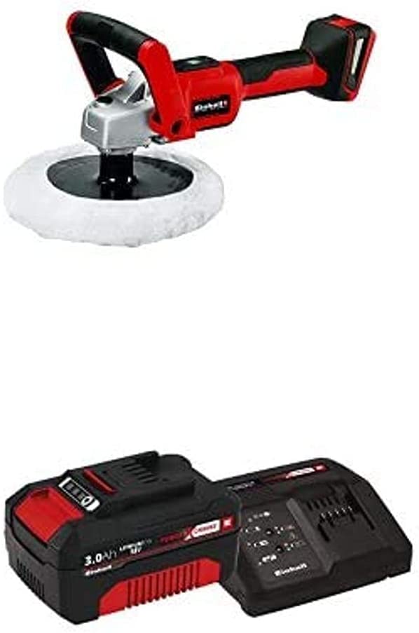 Buy 18-Volt Cordless Einhel CE-CP Power X-Change Einhel CE-CP Power X-Change Einhel CE-CP Power X-Change Ein 7-Inch Variable Speed with a Max Speed of 3000 RPM Random Orbital Rotary Car Buffer/Polisher/Sander Kit (with 3.0-Ah Battery and Fast Charger) 