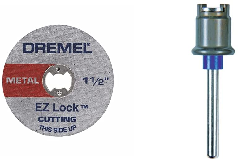 Buy Dremel EZ456B- 12 pieces 1 1/2-Inch EZ Lock Rotary Tool with Dremel EZ - Lock Mandrel, 1/8 inch (3.2mm) shank Rotary Tool Accessory Mandrel Dremel EZ456B- 12 pieces 1 1/2-Inch EZ Lock Rotary Tool with Dremel EZ - Lock Mandrel, 1/8 inch (3.2mm) shank Rotary Tool Accessory Mandrel 