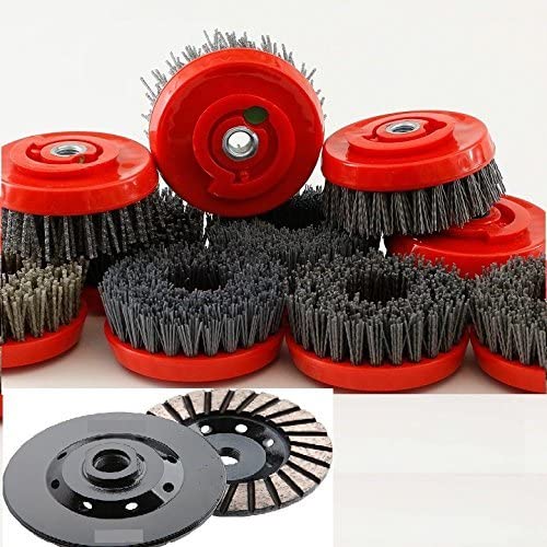 Buy 7 Pieces 4 Inch Diamond Silicon Carbide Antiquing Brush and 3 Diamond Grinding cup wheel for granite marble stone texture work with grinder wet polisher masonry repair smoothing concrete terrazzo terrazzo terrazzo terrazzo terrazzo terrazzo terrazzo terrazzo terrazzo terrazzo terrazzo 