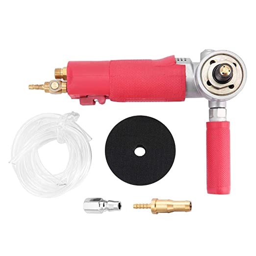 Buy Mini Air Polisher, 3-Inch Pneumatic Sander for Marble and Granite Polishing, 4300rpm Pneumatic Wet Water Polisher, Low Noise High Speed Air Powered Sanders Polisher 