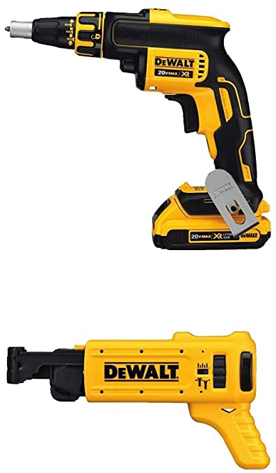 Buy DEWALT DCF620D2 2.0AH 20-Volt MAX XR Li-Ion Brushless Drywall Screwdriver Drywall Screw Gun Cordless ScrewGun Collated Attachment 