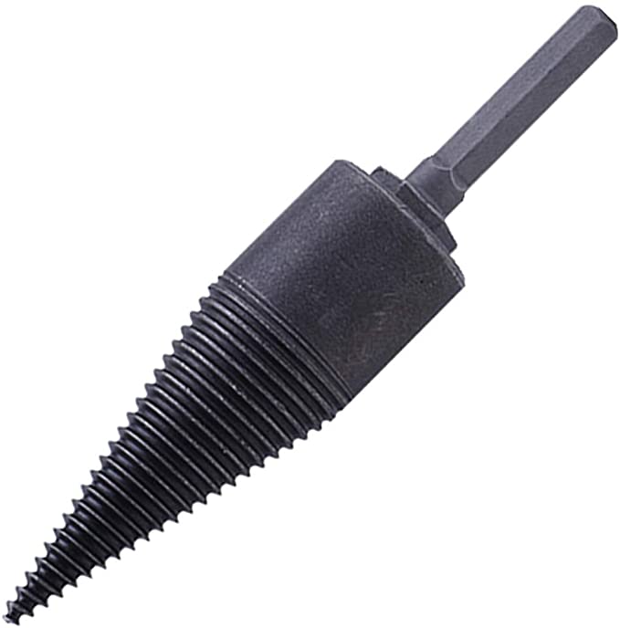 Buy Wood Splitter - Hex Shank Log Breaker Reamer Woodworking Tools for Electric Drill Machine 32mm sportuli Firewood Drill Bit 