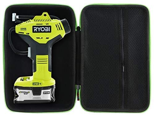 Buy Compatible with Ryobi P737 18-Volt ONE+ khanka Hard Travel Case replacement Inflator with Cordless Power 