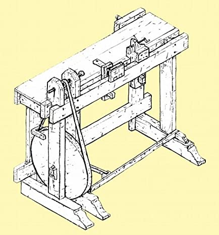 Buy 1805 Turning Bench, Treadle Lathe 