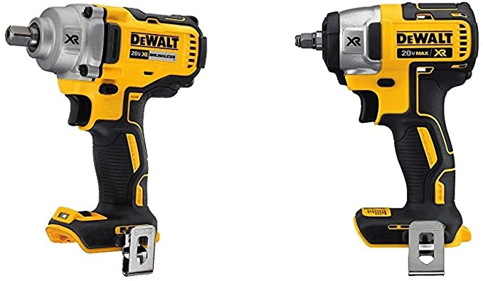 Buy DEWALT 20V MAX XR Cordless Impact Wrench Kit with Detent Pin Anvil, 1/2-Inch, Tool Only (DCF894B) & DEWALT 20V MAX XR Cordless Impact Wrench, 3/8-Inch, Tool Only (DCF894B) (DCF890B)  