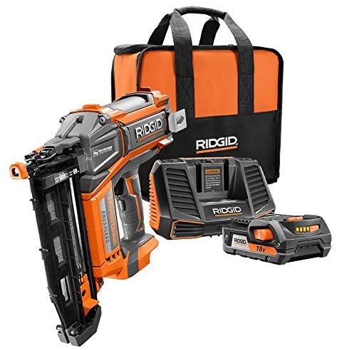 Buy RIDGID HyperDrive 18-Volt Brushless 2-1/2-Inch Straight Nailer, 16-Gauge 