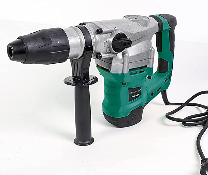 Buy SDS Max 120V 1500W 1300BPM 4200BPM Electric Rotary Hammer Drill for Concrete with UVP User Vibration Protection- Includes SDS Max Demolition Kit, Flat and Point Chisels, and Case 