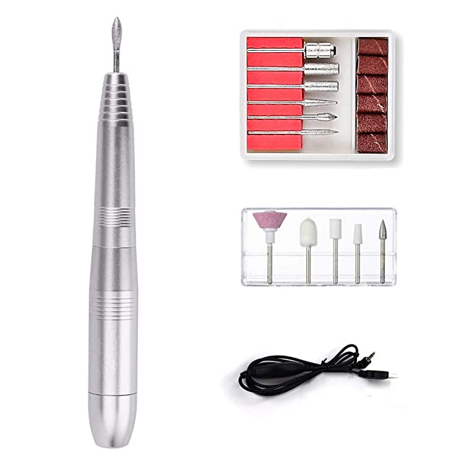 Buy Pinkiou Electric Micro Rotary Carver Engraver Pen with Bits and Sanding Bands Mini DIY Efile Kit Handpiece File Grinder for Metal Ceramic Plastic Home Salon Use Nart Art Manicure Pedicure Nart Art Manicure Pedicure Nart Art Manicure Pedicure Nart Art Manicure Pedicure Nart Art Manicure Pe 