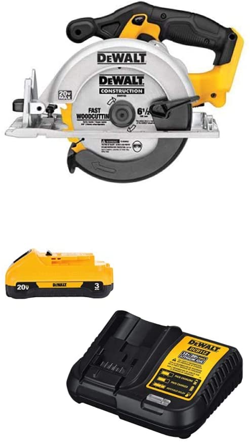 Buy DEWALT DCS391B 20-Volt MAX Li-Ion Circular Saw with DCB230C 20V Battery Pack (Tool Only) 