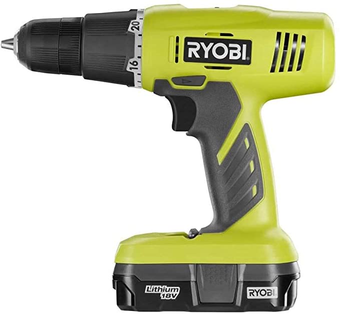 Buy Ryobi P1810 One+ 18V Lithium Ion Drill/Driver Kit (3 Piece: 1 x P209 Drill/Driver, 1 x P102 Lithium Ion Battery, 1 x P118 Dual Chemistry Charger) 