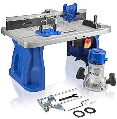 Buy Kobalt Corded Fixed Router with Table 