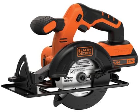 Buy BLACK+DECKER 20V MAX* Cordless Circular Saw, 5-1/2-Inch (BDCCS20C)  