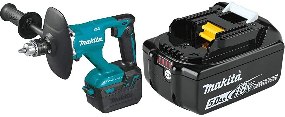 Buy Makita 18V LXT Lithium-Ion Brushless Cordless XTU02Z BL1850B 18-Volt 5.0Ah LXT Lithium-Ion Battery with 1/2-Inch Mixer 