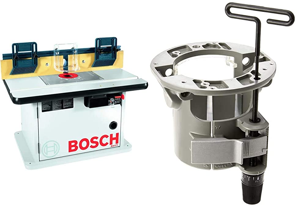 Buy RA1171 Bosch Cabinet Style Router Table & RA1165 Under-Table Router Base with Above-Table Hex Key 