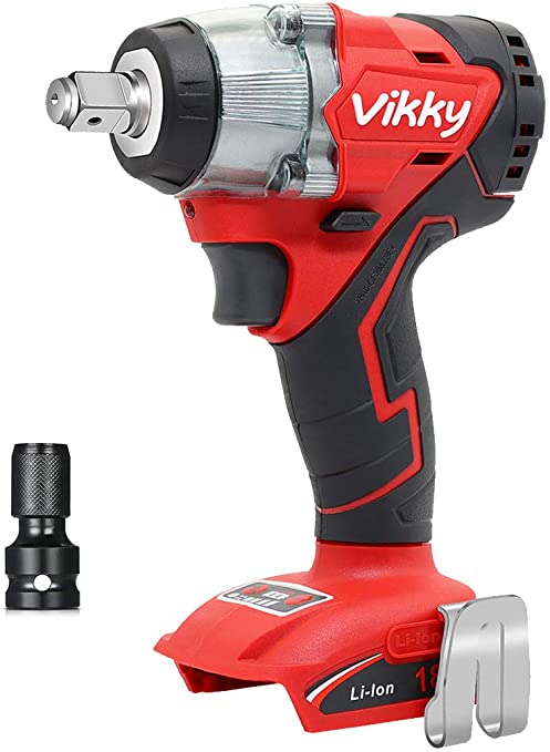 Buy Vikky 18V 1/2 Inch Cordless Impact Wrench – Brushless, 3000 in. lb Max Torque, 4-Speed, 1/2-Inch Square to 1/4-Inch Hex Chuck Adaptor, Bare Tool, Makita 18V Battery Compatible 