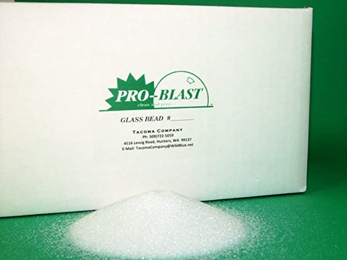 Buy BLASTING MEDIA - By Tacoma Company GLASS BEAD #7 - Medium Fine - 25 lbs. - Sand Blast Cabinet 