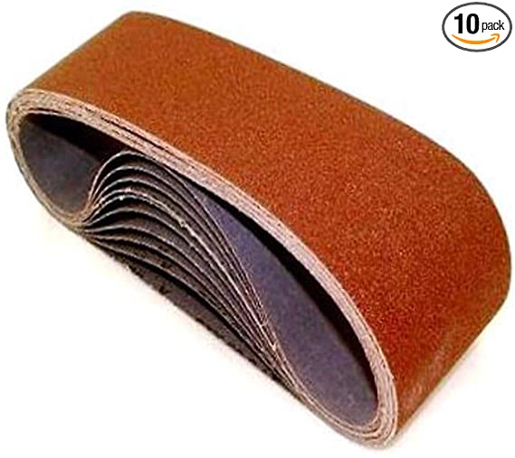 Buy SAIT 60865 Closed Coat Aluminum Oxide 4-Inch x 36-Inch 2-AX 220 Grit Sanding Belt, 10-Pack, United Abrasives 