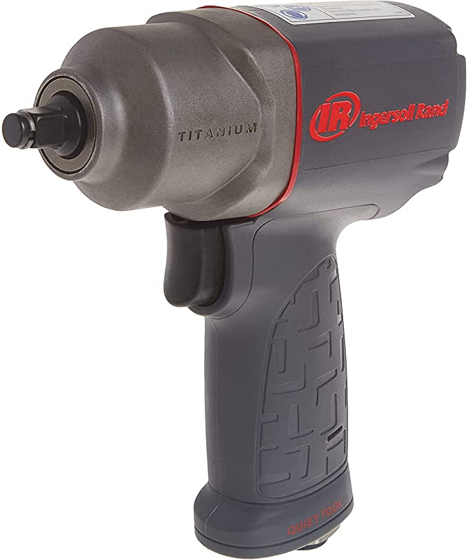 Buy Quiet Tool, Lightweight 2.5 lb Design, Powerful Reverse Torque Output Up to 300 ft lbs, 7 Vane Motor, Max Control, Gray Ingersoll Rand 2115QTiMAX 3/8