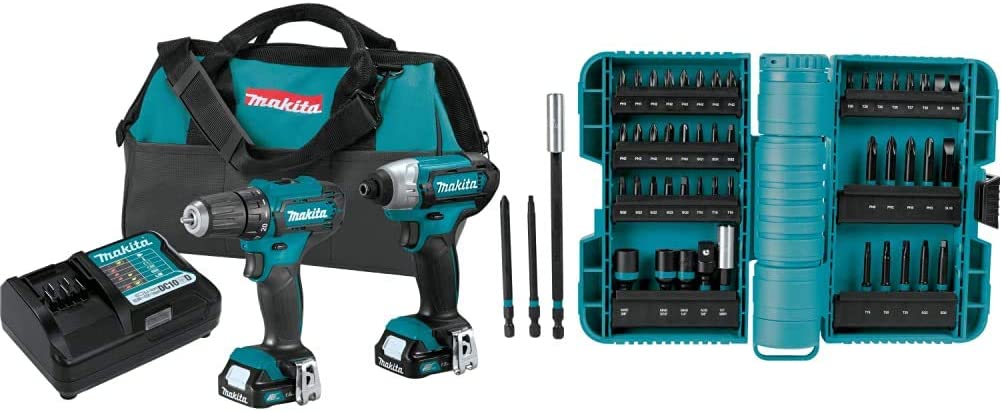 Buy CT232 12V Max CXT Lithium-Ion Cordless 2-Pc. Combo Kit (1.5Ah) & A-98348 50 Piece Impactx Driver Bit Set Makita CT232 12V Max CXT Lithium-Ion Cordless 2-Pc. Combo Kit (1.5Ah) Makita CT232 12V Max CXT Lithium-Ion Cordless 2-Pc. 