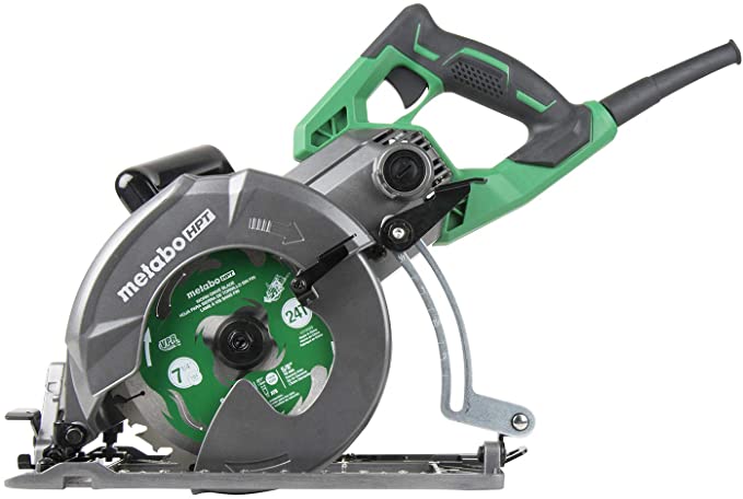 Buy Metabo HPT Circular Saw, Worm Drive, 15 Amp Motor, 7-1/4-Inch 24T VPR Framing Blade (C7WDM)  