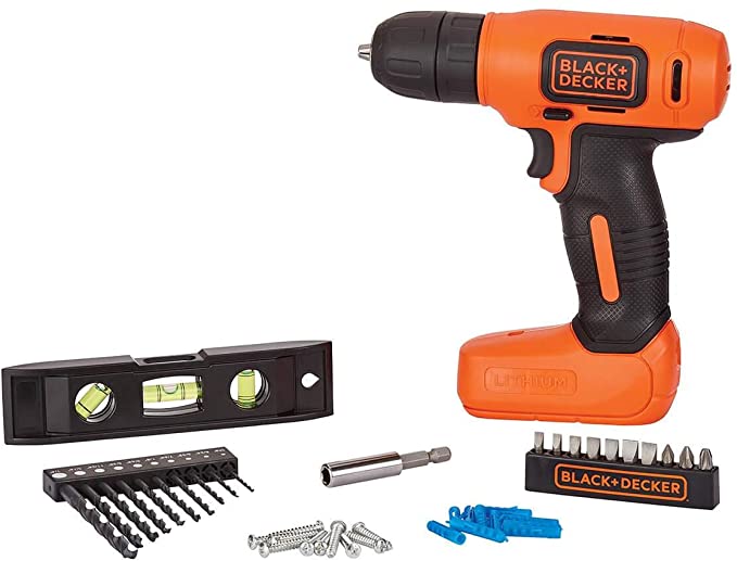 Buy 43-piece BLACK+DECKER 8V MAX Home Tool Kit (BDCD8HDPK)  