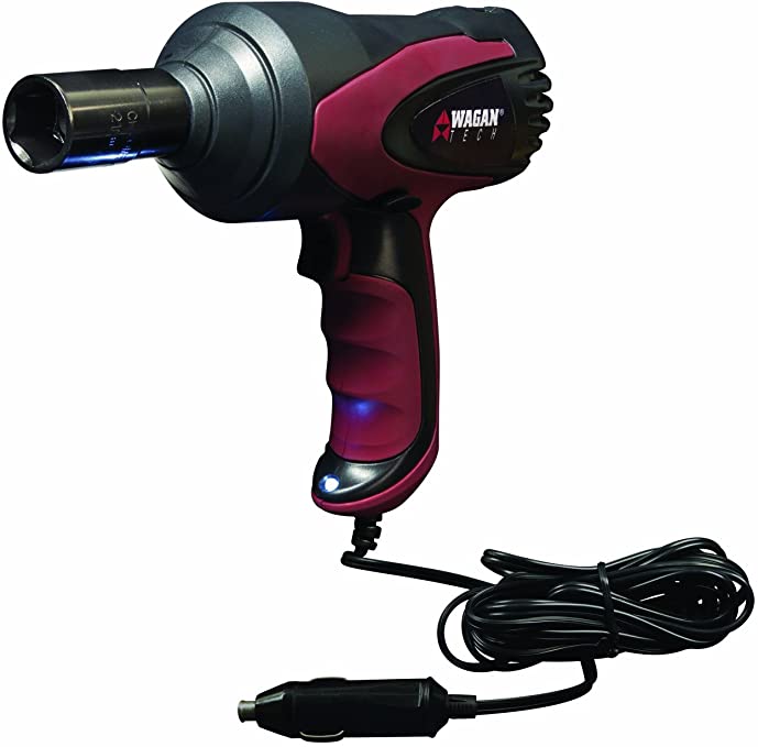 Buy Wagan EL2257 12V DC Mighty Impact Wrench, 1/2 inch 12V DC Electric Impact Wrench Kit, 271 ft-lbs, Tire Repair Tools with Sockets, and Carry Case 