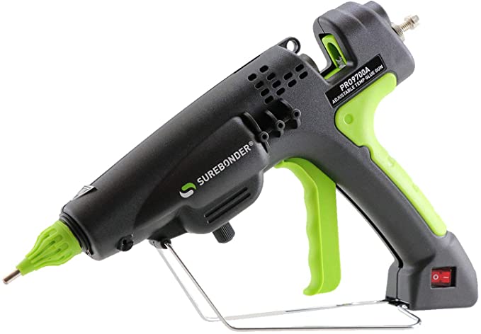 Buy Surebonder 300 Watt Heavy Duty Hot Glue Gun, Adjustable from 220 to 440 degrees Fahrenheit, Adjustable Size of Glue Beads - Uses Full Size 7/16