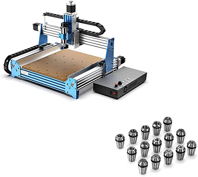 Buy PROVerXL 4030 CNC Router Machine with GRBL Control + 15PCS ER11 Precision Spring Collet Set (1.0mm-7.0mm & 1/4