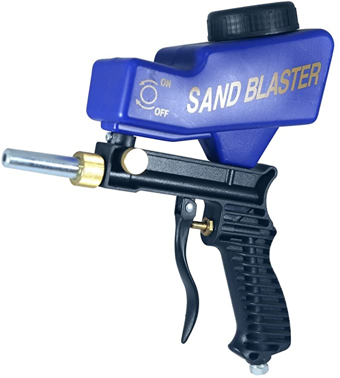 Buy Soda Blaster, Sand Blaster for Spot Blasting, Metal Projects, Remove Paint, Stain, Rust, Grime from Surfaces, and Pool Cleaning by Le Lematec 