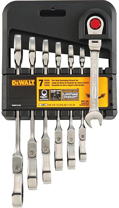 Buy Ratcheting Flex Head DeWalt DWMT74195 (7 Piece)  