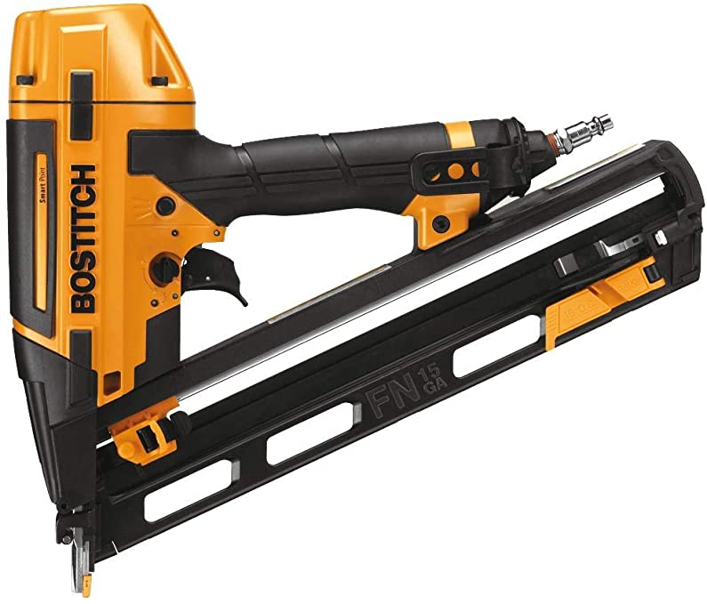 Buy 15GA BOSTITCH Finish Nailer Kit with Smart Point, FN Style (BTFP72156)  