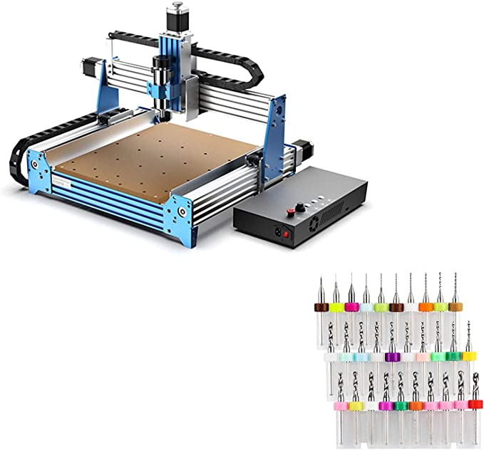 Buy PROVerXL 4030 CNC Router Machine with GRBL Control + 30PCS PCB Drill Bits Set, 0.1mm-3.0mm, 1/8