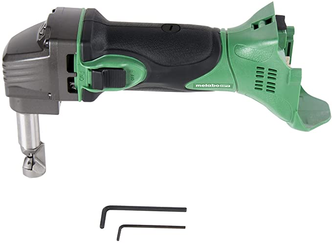 Buy Metabo HPT Nibbler | 18V Cordless | Tool Only - No Battery | 180 Degree 3-Stop Die Holder | CN18DSLQ4 Metabo HPT Nibbler | 18V Cordless | Tool Only - No Battery 